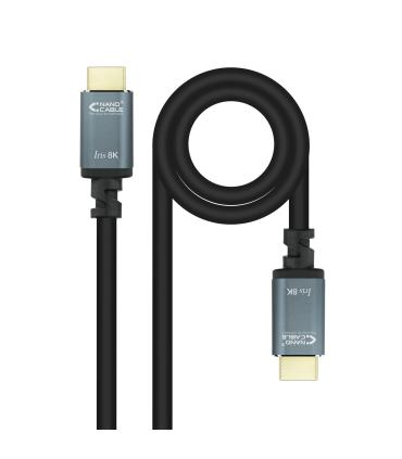 Cable HDMI 2.1 IRIS 8K Nanocable 10.15.8005  HDMI Macho - HDMI Macho  5m  Negro