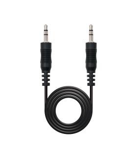 Cable Estreo Nanocable 10.24.0103  Jack 3.5 Macho - Jack 3.5 Macho  3m  Negro