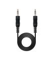 Cable Estreo Nanocable 10.24.0103/ Jack 3.5 Macho - Jack 3.5 Macho/ 3m/ Negro