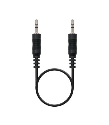 Cable Estreo Nanocable 10.24.0103  Jack 3.5 Macho - Jack 3.5 Macho  3m  Negro