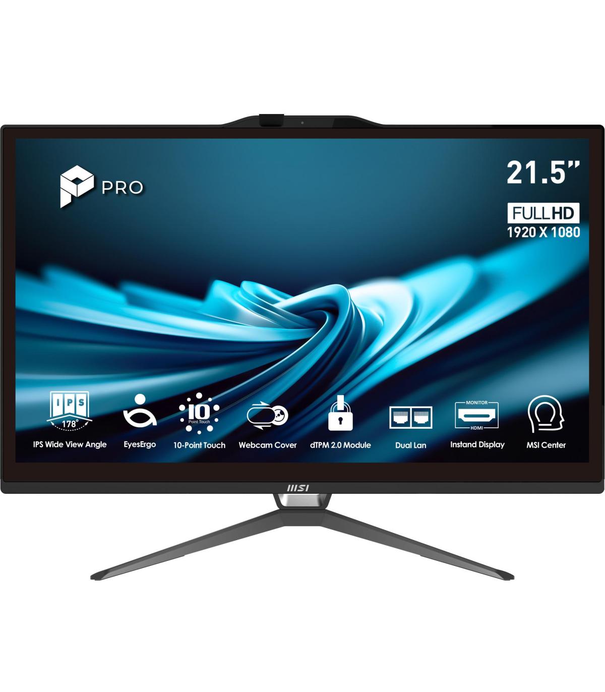 MSI Pro AP222T-490EU I3-14100 8 256 W11H 22" Tac.B