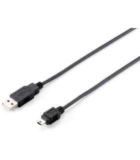 Equip - Cable USB A MiniUSB - USB-A M A USB-B M - 1.8m - Negro