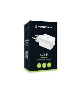 CARGADOR DE PARED QUICK CHARGE   PD USB-C CONCEPTRONIC ALTHEA 20W