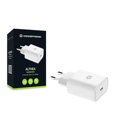 CARGADOR DE PARED QUICK CHARGE   PD USB-C CONCEPTRONIC ALTHEA 20W