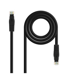 Nanocable - Cable Red Latiguillo Lszh Cat.6a Utp Awg24 Negro 25cm