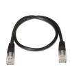 Cable De Red RJ45 UTP Aisens A135-0257 Cat.6/ 50cm/ Negro