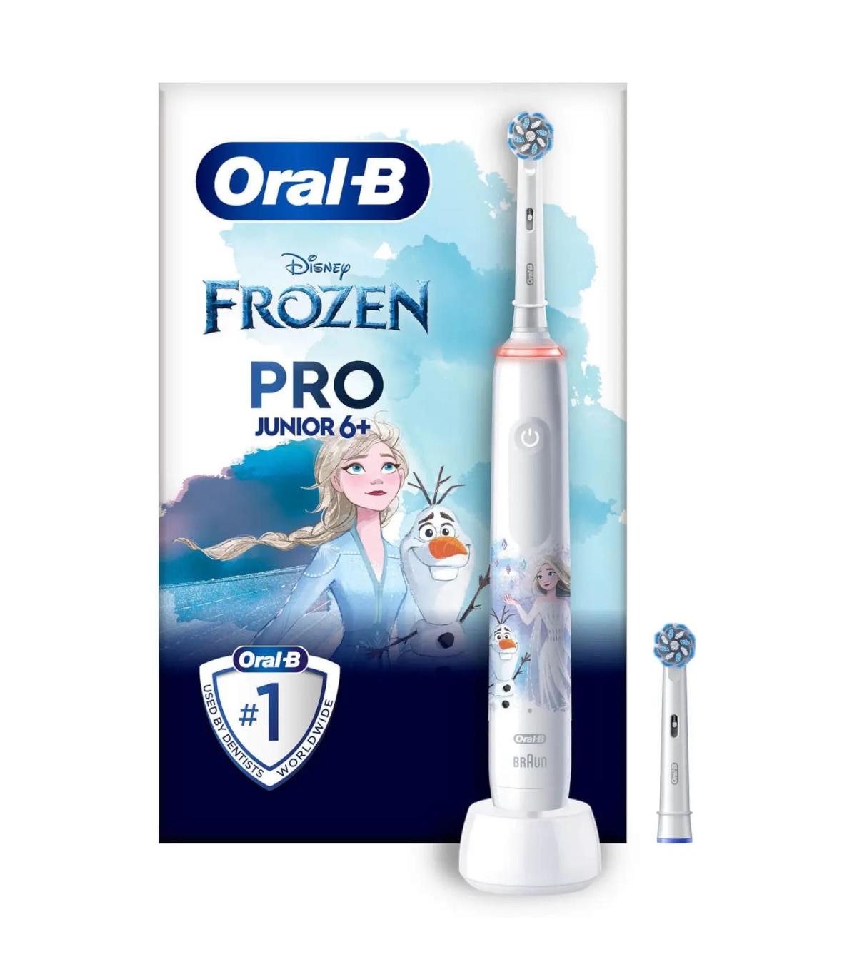 Cepillo Dental Oral-B Pro Junior 6+ Frozen  Incluye 1 Recambio