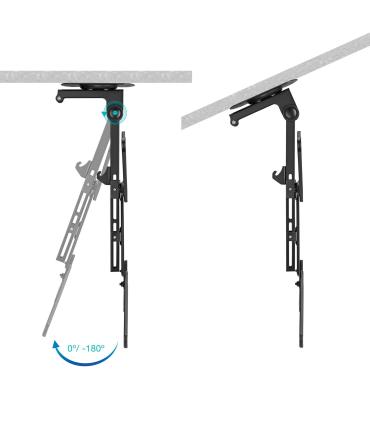 Soporte De Techo Giratorio  Inclinable TooQ LPCE1123TSLI-B Para TV De 23-55'  Hasta 20kg