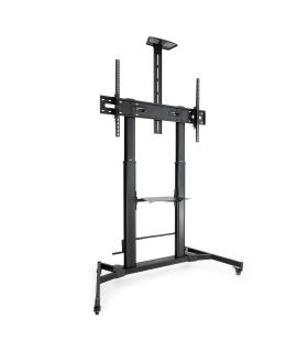 Soporte De Suelo Inclinable  Ajustable Con Ruedas Tooq FS20400HM-B Para TV De 60-100'  Hasta 100kg