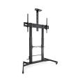 Soporte De Suelo Inclinable  Ajustable Con Ruedas Tooq FS20400HM-B Para TV De 60-100'  Hasta 100kg
