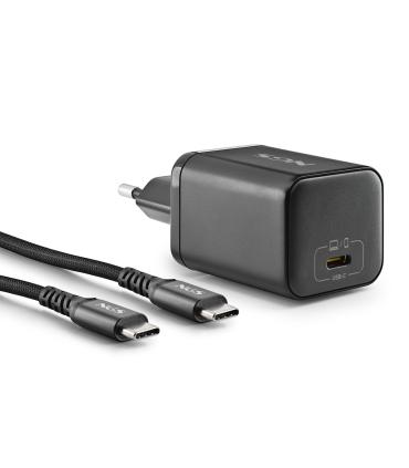 Cargador GaN De Porttil NGS BUD65W-L Para Lenovo  1xUSB Tipo-C  65W  Automtico  5 Conectores  Voltaje 5-20V