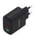 CARGADOR AISENS GAN 45W 1XUSB-C PD3.0 QC4.0 1XUSB-A QC3.0 NEGRO