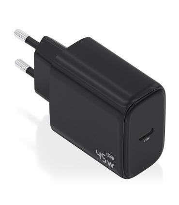 CARGADOR AISENS GAN 45W 1XUSB-C PD3.0 NEGRO
