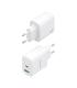 CARGADOR AISENS GAN 45W 1XUSB-C PD3.0 QC4.0 1XUSB-A QC3.0 BLANCO