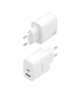 CARGADOR AISENS GAN 45W 1XUSB-C PD3.0 QC4.0 1XUSB-A QC3.0 BLANCO
