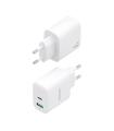 CARGADOR AISENS GAN 45W 1XUSB-C PD3.0 QC4.0 1XUSB-A QC3.0 BLANCO