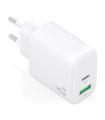 CARGADOR AISENS GAN 45W 1XUSB-C PD3.0 QC4.0 1XUSB-A QC3.0 BLANCO
