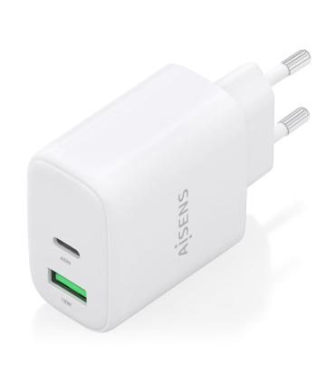 CARGADOR AISENS GAN 45W 1XUSB-C PD3.0 QC4.0 1XUSB-A QC3.0 BLANCO