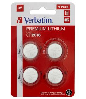 PILA BOTON LITIO VERBATIM CR2016 3V PACK 4