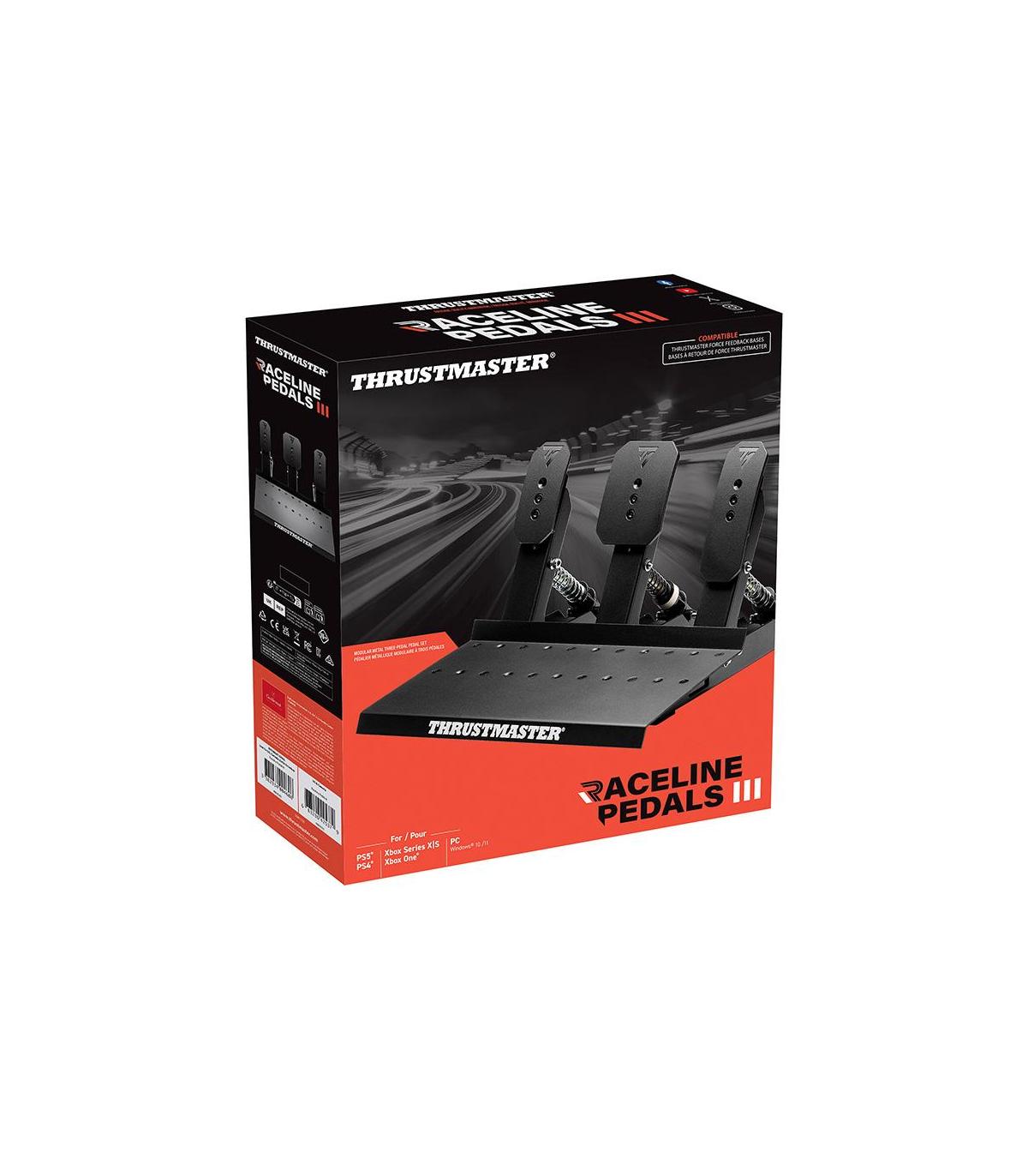 Thrustmaster Raceline Pedals III Negro Pedales PC, PlayStation 4, PlayStation 5, Xbox One, Xbox Series S, Xbox Series X