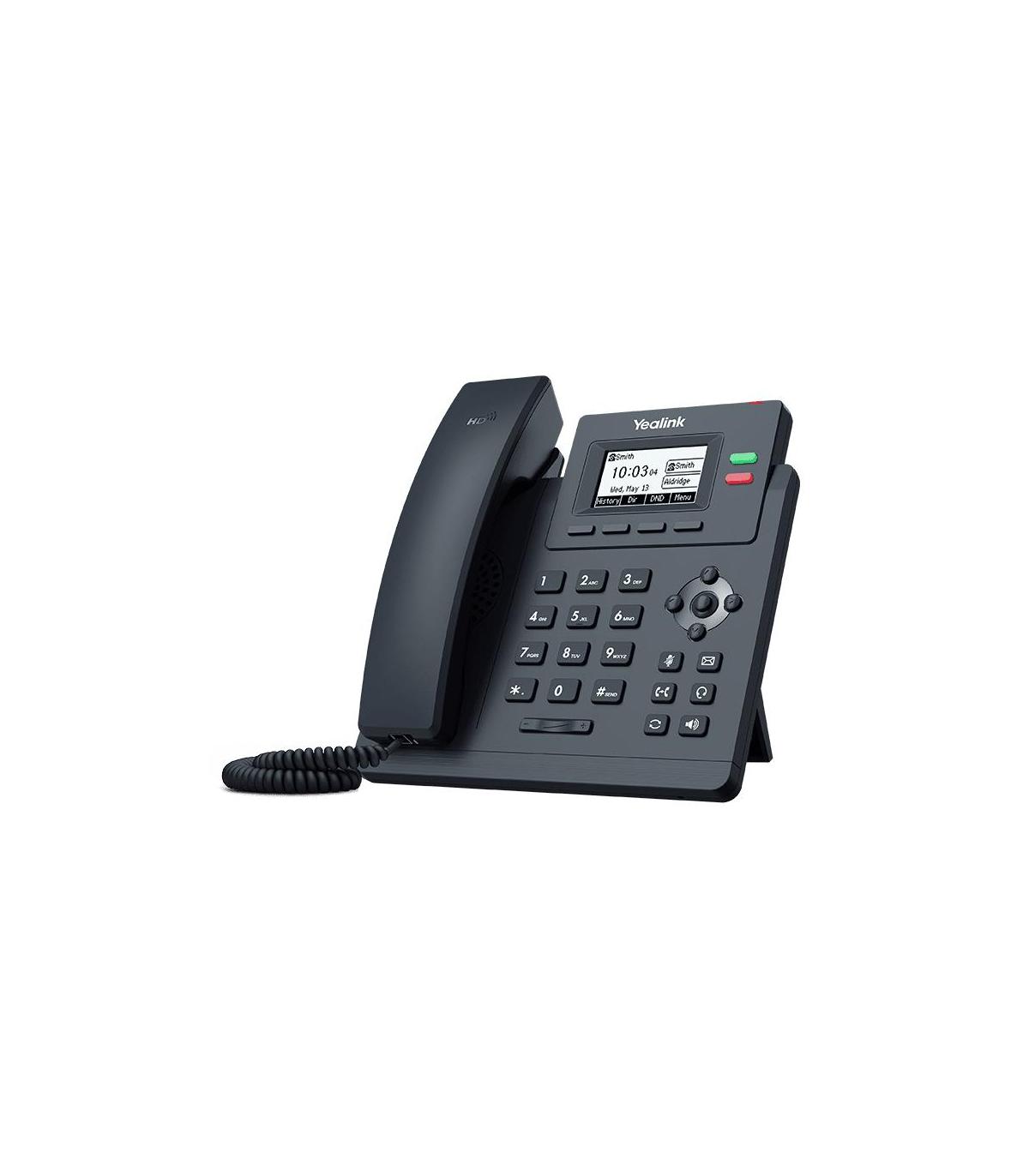 YEALINK SIP-T31 2 Cuentas, SIN PoE, CON PSU