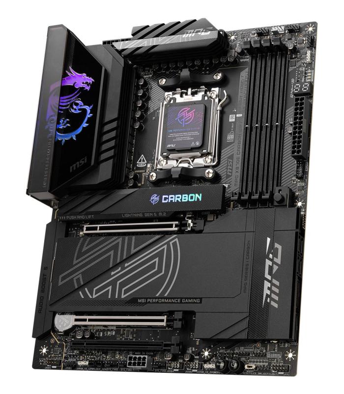 PLACA MSI MPG X870E CARBON WIFI,AMD,AM5,X870,4DDR5,LAN5G+WIFI7+BT5.4,ATX