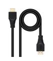 Cable HDMI 1.4 Nanocable 10.15.4701  HDMI Macho - HDMI Macho  1m  Negro