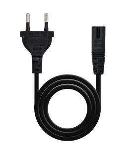 Cable Alimentacin Forma 8 Nanocable 10.22.0402-L200  CEE7 16 Macho - C7 Hembra  2m  Negro
