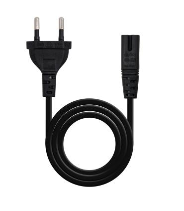 Cable Alimentacin Forma 8 Nanocable 10.22.0402-L300  CEE7 16 Macho - C7 Hembra  3m  Negro