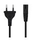 Cable Alimentacin Forma 8 Nanocable 10.22.0402-L300  CEE7 16 Macho - C7 Hembra  3m  Negro