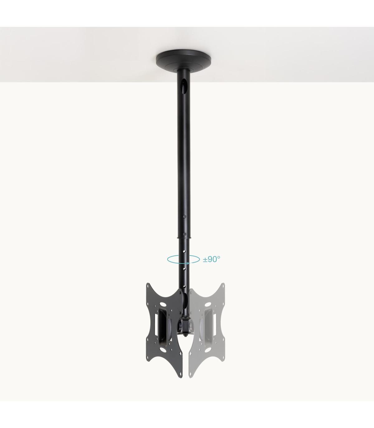 Soporte De Techo Giratorio  Inclinable  Nivelable TooQ LPCE2301TSLI-B Para TV De 23-42'  Hasta 30kg