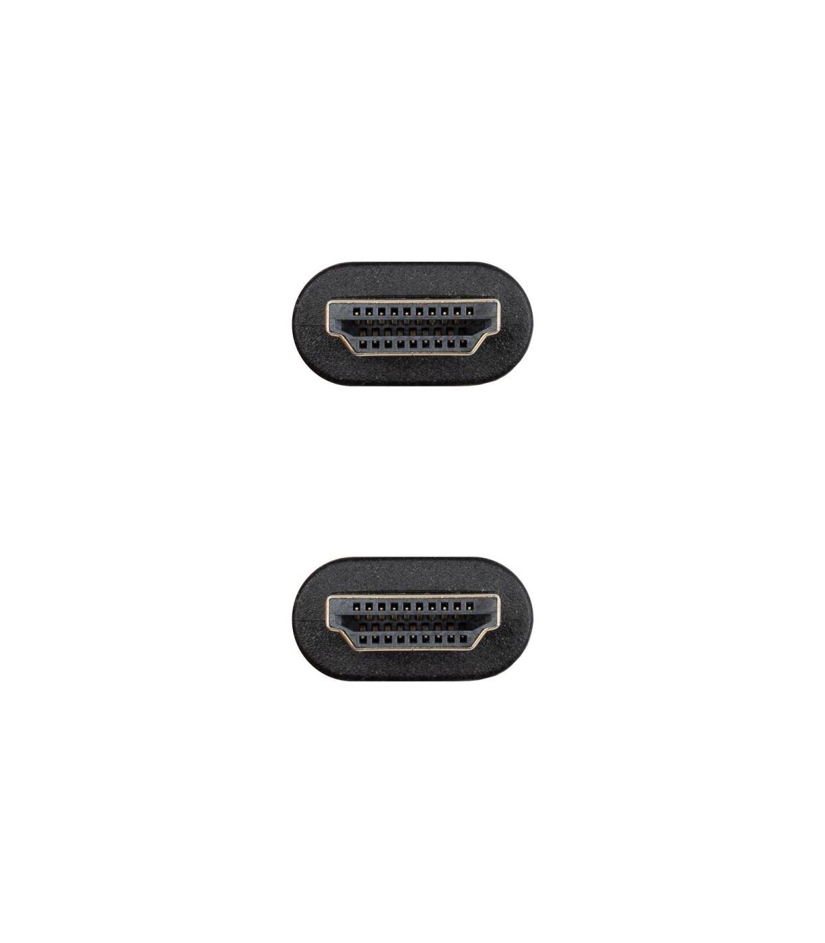 Cable HDMI 1.4 Nanocable 10.15.4702  HDMI Macho - HDMI Macho  1.8m  Negro