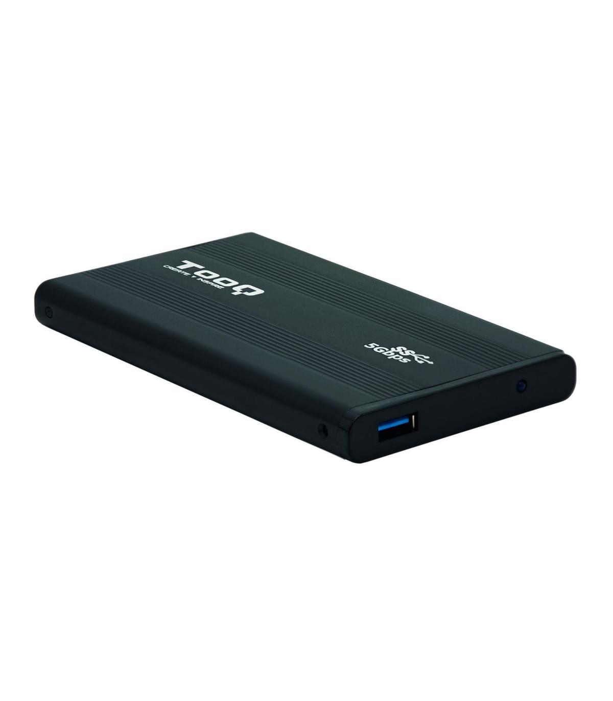 CAJA EXTERNA 2.5 TOOQ 95 MM SATA USB 3.0 NEGRA TOOQ TQE-2524B