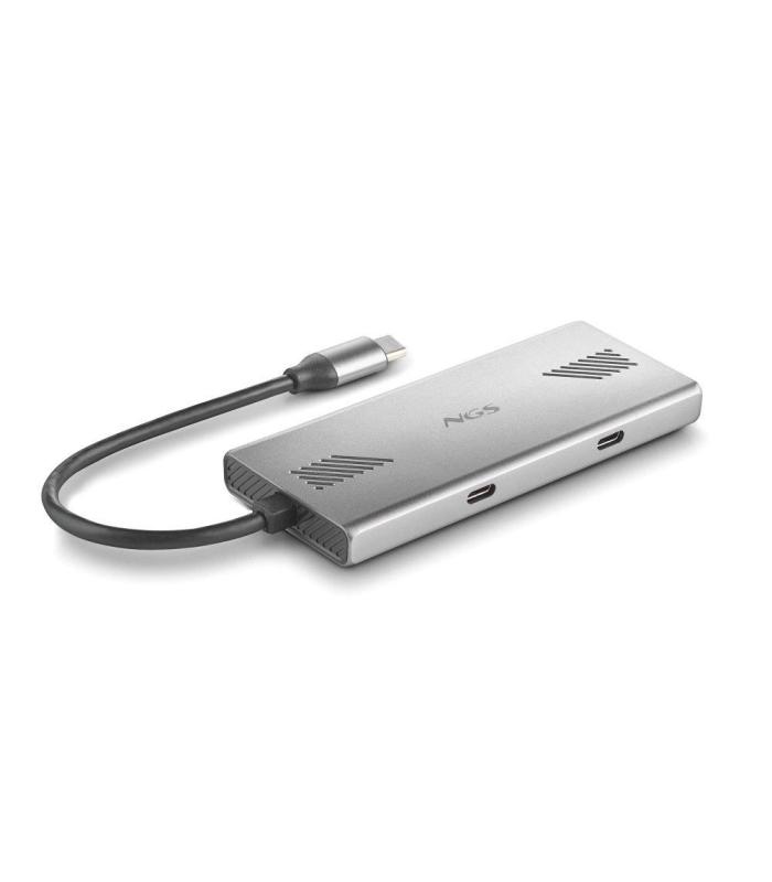 NGS - Hub USB WONDERDUO-C De 4 Puertos (2 USB-C + 2 USB-A)