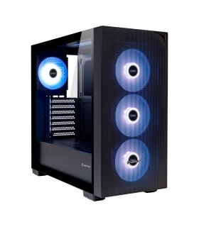 UnykaCH Revelat Mesh Black - Caja ATX - 2 X USB 3.0 - 1 X USB-C (conector USB-C Interno) - VGA Hasta 425mm - 4 X 120 Mm ARGB Inc