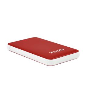 CARCASA HDD TQE-2528R 2,5" 9,5 MM SATA USB 3.1 GEN1 ROJA