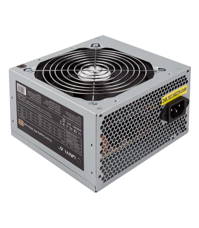 Fuente Alimentacin Unykach ATX - 300W - 85% Eficiencia - Ventilador 12cm - 24 Pins - 2x S-ATA - 1x PCIex - 2x Molex - PFC Activo