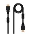 Nanocable - CABLE HDMI V1.4 De 1,8m CON FERRITA (ALTA VELOCIDAD   HEC) Conexin A M-A M - Alta Calidad De Imagen - Baja Interfere