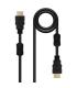 Nanocable - CABLE HDMI V1.4 De 5m CON FERRITA (ALTA VELOCIDAD   HEC) Conexin A M-A M - Alta Calidad De Imagen - Baja Interferenc