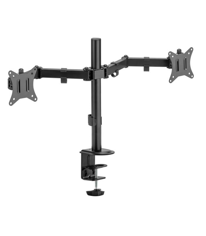 Iggual SPM02 Soporte Pinza 2 Monitores 17"-32"