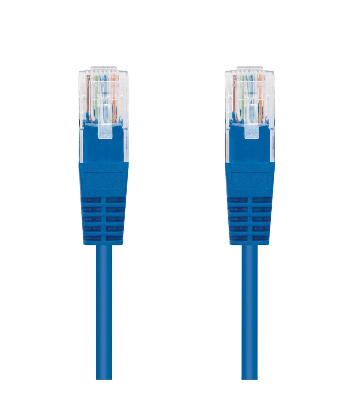 Nanocable - Cable De Red Latiguillo UTP CAT.5e De 2m - Color Azul