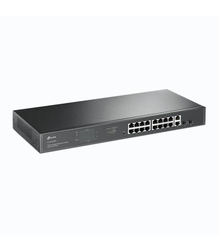 SWITCH TP-LINK 18-PORT GSWITCH TP LINK TL-SG1218MP   16x1G POE+, 2xSFP, 250W