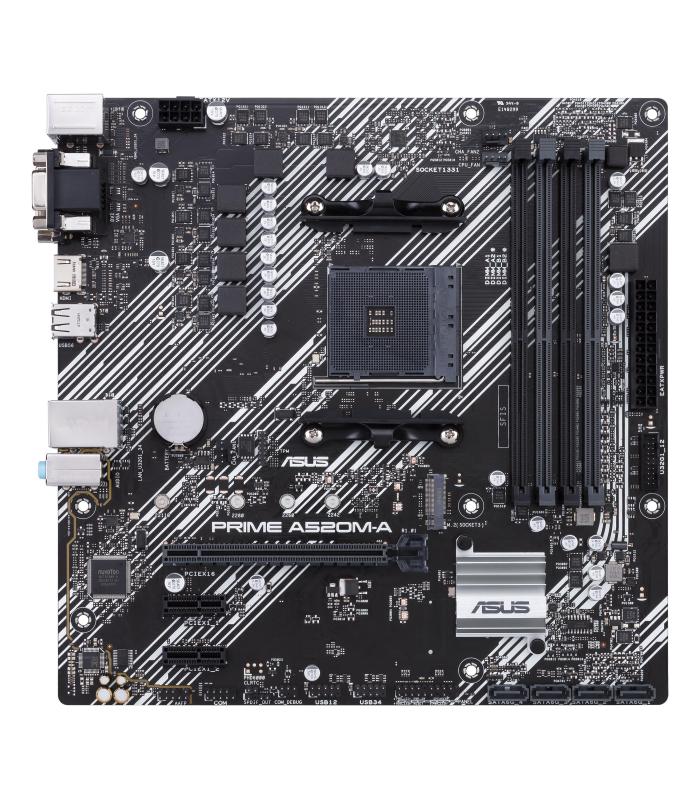 Placa Base Asus Prime A520M-A II CSM Socket AM4  DDR4  PCIe 3.0  Micro ATX