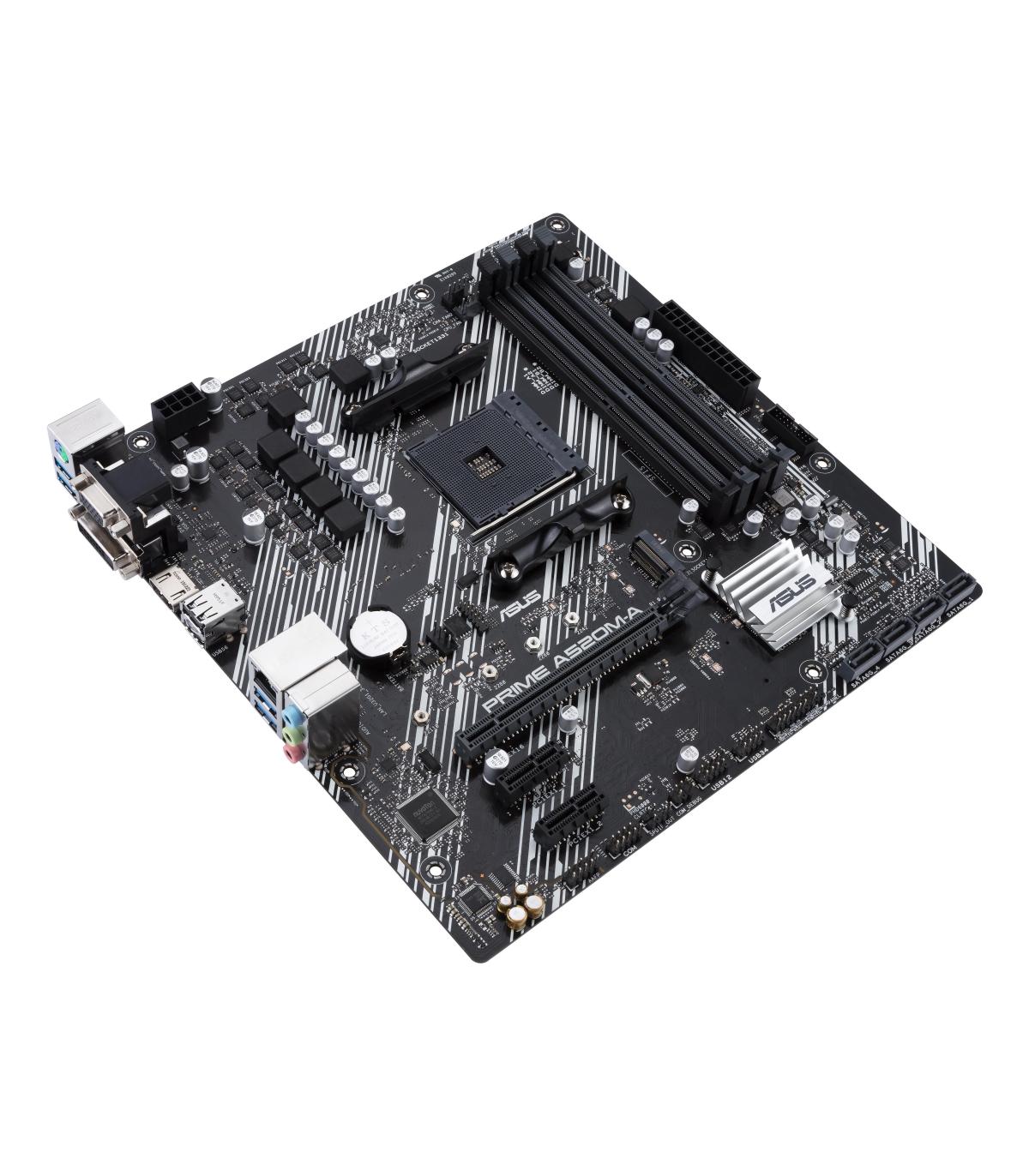 Placa Base Asus Prime A520M-A II CSM Socket AM4  DDR4  PCIe 3.0  Micro ATX
