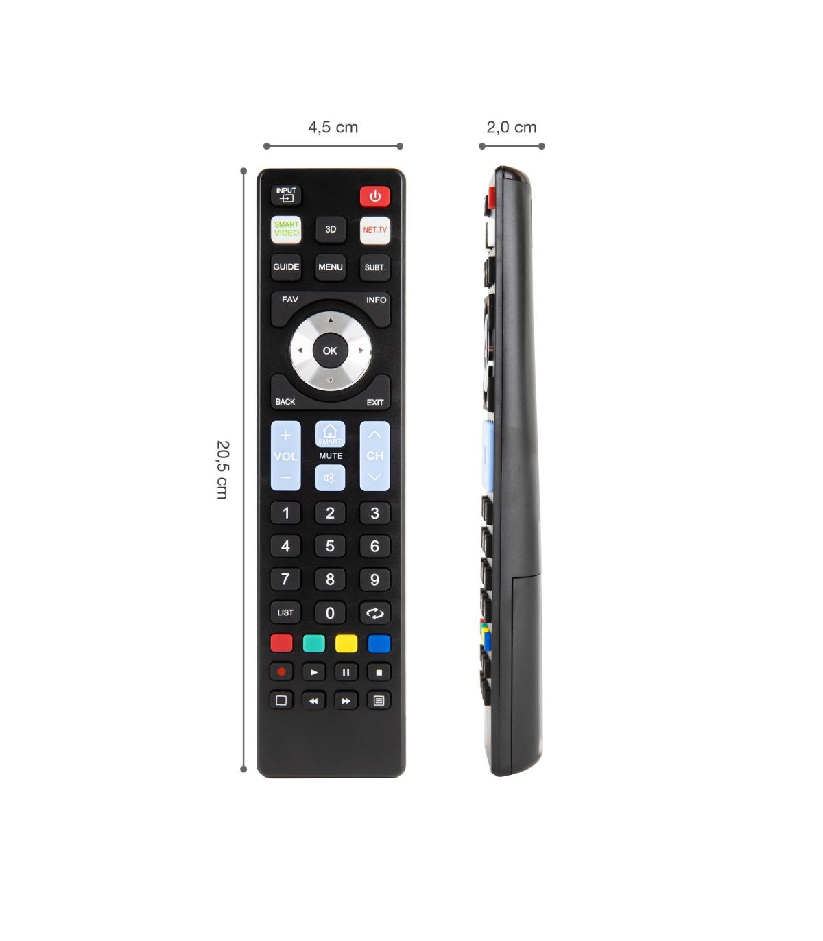 MANDO A DISTANCIA EWENT PARA SMART TV LG SAMSUNG SONY PANASONIC PHILIPS