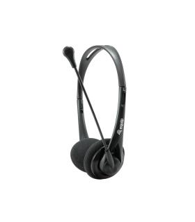 Equip - Headset Equip Life Conexion Jack 3.5mm - Microfono Flexible - Control De Volumen - Incluye Adaptador 1 A 2 Jacks 3.5mm -