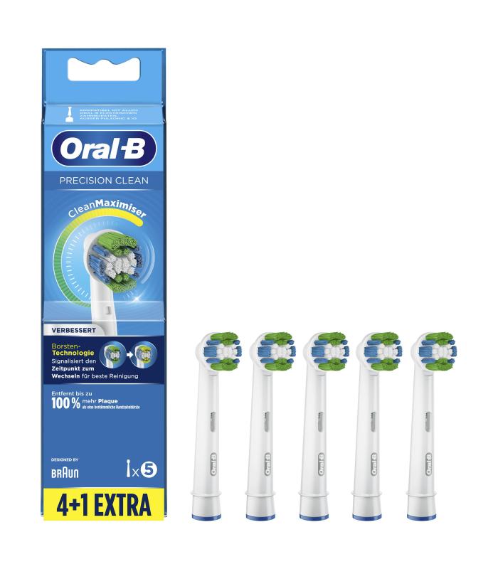 ACCESORIO DENTAL BRAUN ORAL-B EB20-5 PRECISION CLEAN 4 UDS + 1 GRATIS