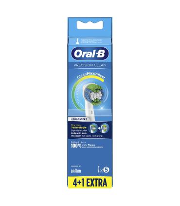 ACCESORIO DENTAL BRAUN ORAL-B EB20-5 PRECISION CLEAN 4 UDS + 1 GRATIS