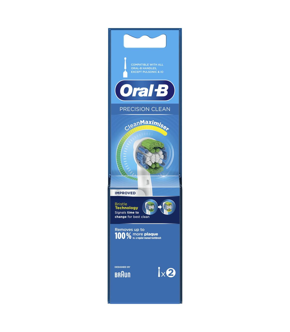 ACCESORIO DENTAL BRAUN ORAL-B EB20RB-2 UNI PRECISION CLEAN 2 UDS