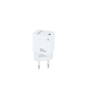 CARGADOR DE PARED GAN TOOQ TQWC-GANPD30WT  1XUSB TIPO-C  30W